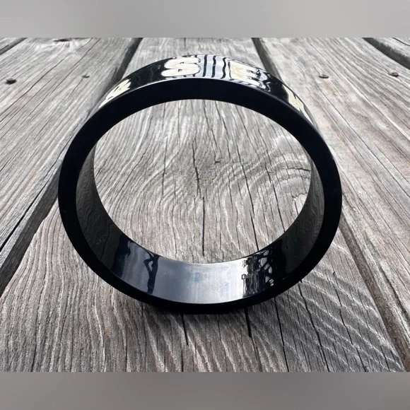 Dolce & Gabbana Black and Cream Logo Bracelet - Picture 5 of 14